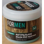 Флоресан д/мужчин мыло натуральное 3в1 д/ухода за телом и волосами и мягкого бритья 450мл  (40)
